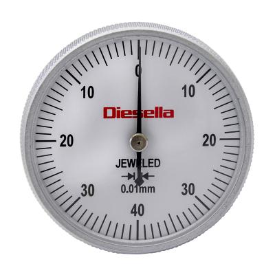Dial Test Indicator 0-0,8 x 0,01 mm with horizontal dial and 16 mm